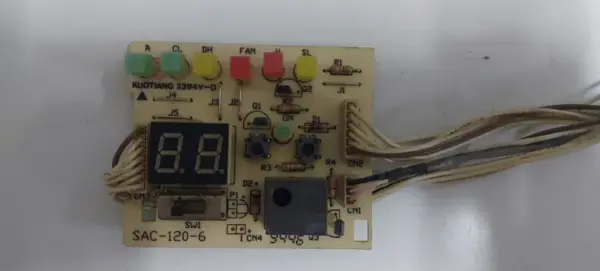 Placa Electrónica de Aire Acondicionado Placas por código SAC-120-6