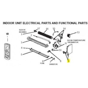 323- PLACA DE CONTROL UNIDAD INTERIOR MITSUBISHI ELECTRIC MSC-09RV-E3