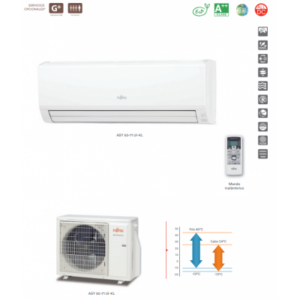 AIRE ACONDICIONADO FUJITSY ASY71-KL  6106 FRIG/H-6880 KCAL/H