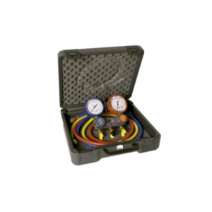ANALIZADOR ALTA Y BAJA APM-10 2 VÁLVULAS Y 3 CONEXIONES 1/4" COMPLETOS  Ø 80mm
