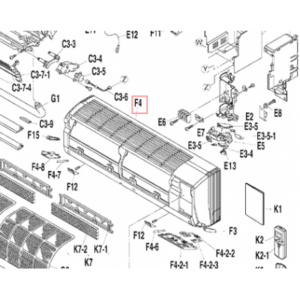 Carcasa split interior DAIKIN modelo FTXS20D2VMW