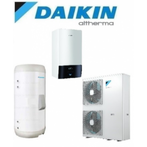 DAIKIN ALTHERMA 3 HIDROSPLIT GABX1430DV7 DISEÑO MURAL DEPÓSITO INOXIDABLE