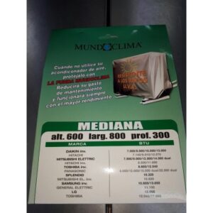 FUNDA UNIDAD EXTERIOR  MEDIANA ALT 600 MM 800 MM LARGO 300MM ANCHO