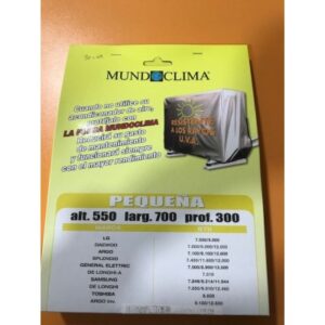 FUNDA UNIDAD EXTERIOR  PEQUEÑA ALT 550 MM 7600 MM LARGO 270MM ANCHO