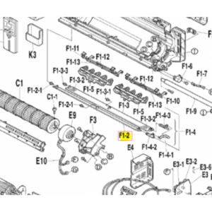 Lama horizontal superior unidad interior split DAIKIN ATXS35DVMB 1390061