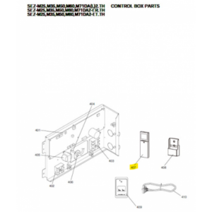Mando inalambrico interior MITSUBISHI ELECTRIC modelo SEZ-M50DA2.TH