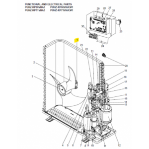 Motor ventilador unidad exterior Mitsubishi Electric PUHZ-RP71VHA3