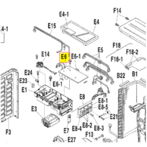 PLACA DE CONTROL UNIDAD EXTERIOR DAIKIN 4MXS68F2V1B