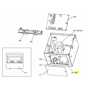 Placa de potencia unidad interior conductos MITSUBISHI ELECTRIC modelo  PEAD-RP100JAR2.UK