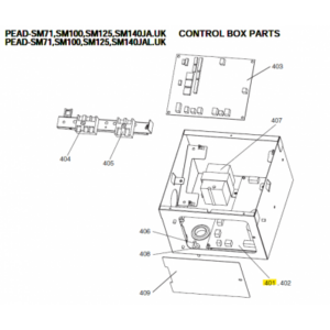 Placa de potencia unidad interior conductos MITSUBISHI ELECTRIC modelo  PEAD-SM71JA