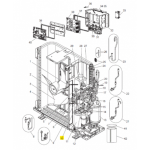 SONDA DESCARGA UNIDAD EXTERIOR MITSUBISHI ELECTRIC PUHZ-FRP71VHA2