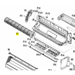 TURBINA UNIDAD INTERIOR DAIKIN FTXB25/35C2V1B 5014828