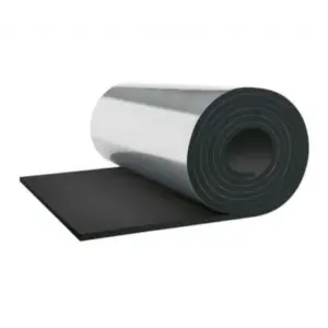 Espuma elastomérica recubierta y forrada con protección anti rayos UV ARMACHEK-SILVER AFSI-25 MM/E 3000x1000x32mm