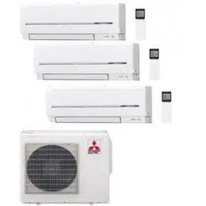 MITSUBISHI ELECTRIC 3X1 R32 MXZ-3F54VF + 2 UD MSZ-AY25VGK + 1 UD MSZ-AY35VGK