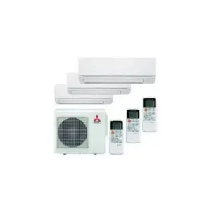 MITSUBISHI ELECTRIC 3X1 MXZ-3HA50VF R32 + 3 UD MSZ-HR25VFK CON WIFI