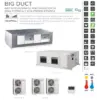 AIRE ACOND. GREE CONDUCTOS ALTA CAPACIDAD BIG DUCT 40 34400 FRIG/H 36980 KCAL/H