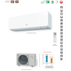 AIRE ACONDICIONADO FUJITSU ASY40-KGTF 3440 FRIG/H - 4300 KCAL/H