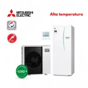 Equipo Ecodan 1x1 CALEFACCIÓN O FRÍO (PUZ-WZ60VAA + ERPT20X-VM2E) 100% HIDRÁULICO