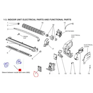 Placa control interior MITSUBISHI ELECTRIC modelo MSZ-HC35VAB-E2