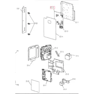 Placa de control A2P unidad exterior DAIKIN RMXS140D7V3B 300353P