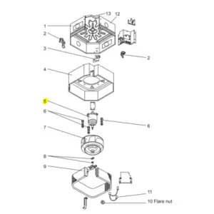 Motor ventilador unidad interior CASSETTE MITSUBISHI PLA-RP71BA2.UK