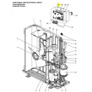 Placa electronica de potencia unidad exterior Mitsubishi Electric PUHZ-RP71VHA4 258504