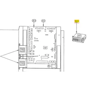 Placa control exterior DAIKIN modelo EWWP035KAW1N 690055P POSICIÓN 20.1