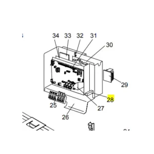 RESISTOR UNIDAD EXTERIOR MITSUBISHI ELECTRIC MUH-GA50VB-E1