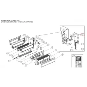 Placa de control split interior DAIKIN modelo FTX50CV1B 4018398