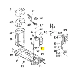 COMPRESOR UNIDAD EXTERIOR DAIKIN RXS35BVMB