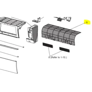 FILTROS DE AIRE UNIDAD INTERIOR MITSUBISHI ELECTRIC MSZ-DM25/35VA