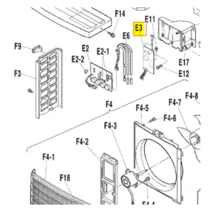 PLACA FILTRO DE RUIDO UNIDAD EXTERIOR DAIKIN RXS35E2V1B