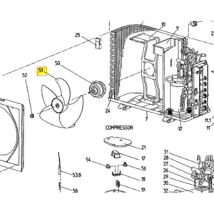 ASPAS UNIDAD EXTERIOR DAIKIN MY56D7V1