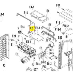 PLACA DE CONTROL UNIDAD EXTERIOR DAIKIN 4MXS68F2V1B