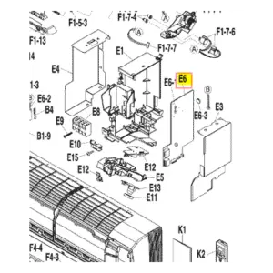 PLACA DE CONTROL UNIDAD INTERIOR DAIKIN ATXS35G2V1B