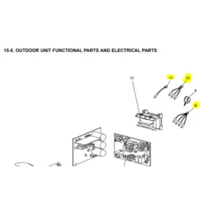 KIT SONDAS UNIDAD EXTERIOR MITSUBISHI ELECTRIC MXZ-3A54VA-E2