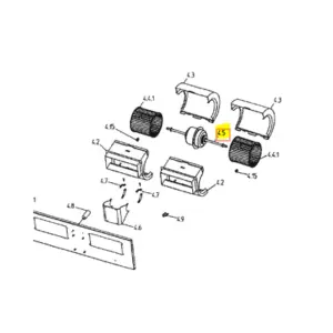 Motor ventilador unidad interior DAIKIN FDYMP71L7V1 652113P