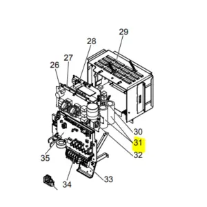 Condensadores de potencia unidad exterior Mitsubishi Electric PUHZ-RP140YKA