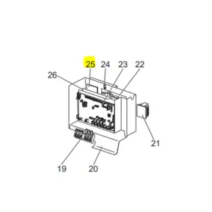 Placa filtro activo exterior MITSUBISHI ELECTRIC modelo PUHZ-RP140VHA21