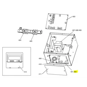 Placa de potencia unidad interior conductos MITSUBISHI ELECTRIC modelo PEAD-RP100JAR2.UK