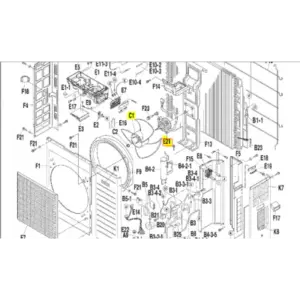 Motor ventilador + aspa unidad exterior DAIKIN 4MXS80BVMB9
