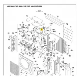 Placa de control unidad exterior DAIKIN 3MKS50BVMB 1768493