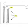 SOPORTE + TORNILLOS BARRA REFRIGERACIÓN PLACA ELECTRÓNICA RZQSG125L9V1B