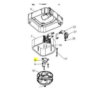 MOTOR VENTILADOR UNIDAD INTERIOR MITSUBISHI ELECTRIC SLZ-M50FA.TH