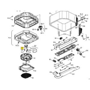 MOTOR VENTILADOR UNIDAD INTERIOR DAIKIN FCQG35FVEB