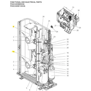 Motor ventilador unidad exterior MITSUBISHI ELECTRIC modelo PUHZ-SHW80VHA