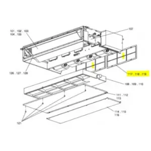 Filtros unidad interior MITSUBISHI SEZ-KD71VA.TH