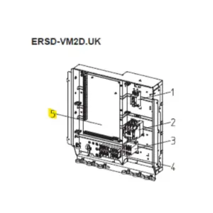 Placa de control unidad interior hydrobox MITSUBISHI ELECTRIC modelo ERSD-VM2D