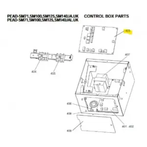 PLACA DE CONTROL UNIDAD INTERIOR MITSUBISHI ELECTRIC PEAD-SM125JA.UK