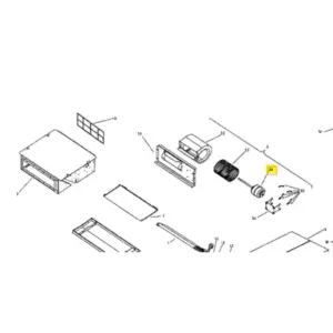Motor ventilador unidad interior split DAIKIN FXDQ25M9V3B